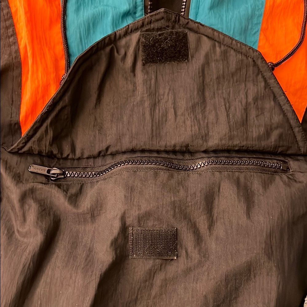 Miami Dolphins STARTER jacket  with Hood and Half-Zip - Picture 8 of 13